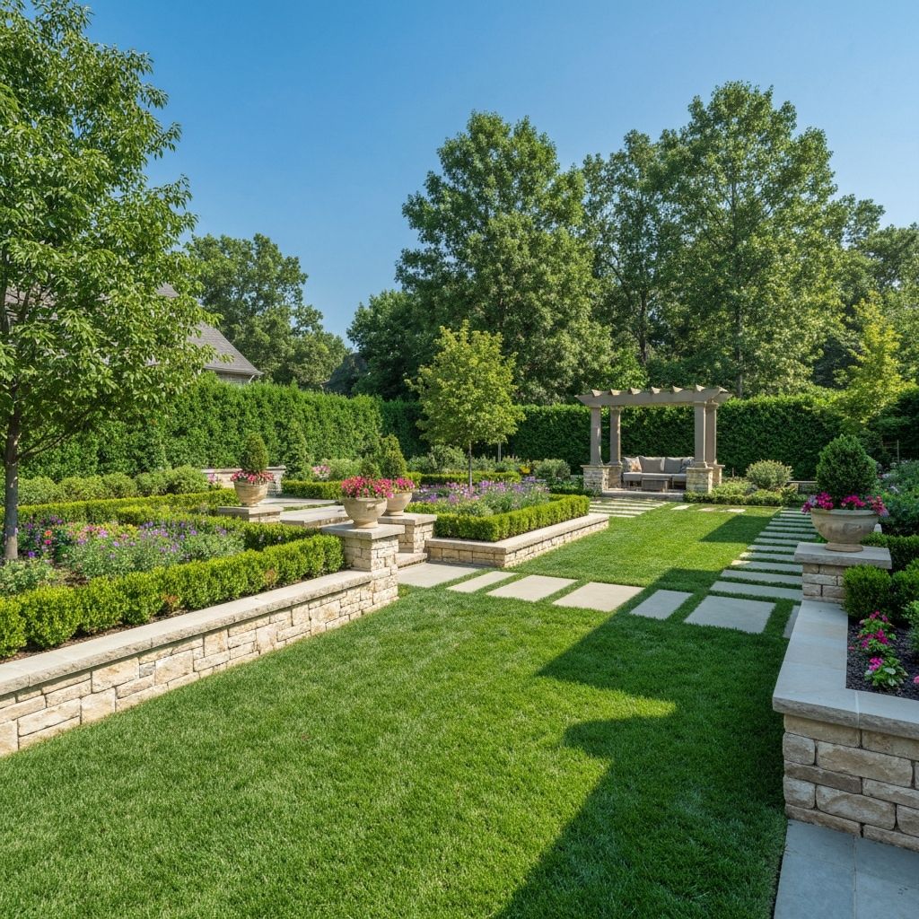 Magnifique aménagement paysager